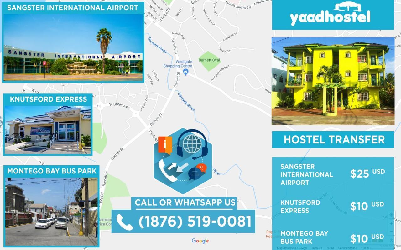 Yaad Hostel Монтего Бей Екстериор снимка